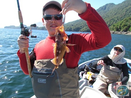 Fotos da pesca esportiva em Chaiten no Chile